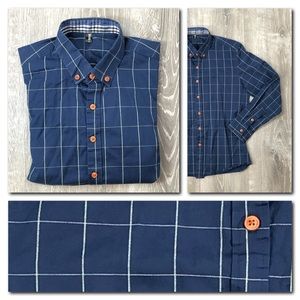 Navy Blue Button Down Shirt